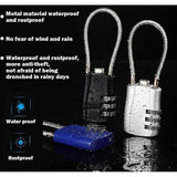 Cable Lock, Retractable Cable Lock, Digital Combination Lock, Bicycle Helmet Lock, Combination Cable Lock, Bicycle Cable Lock, Number Cable Lock, Comb In Australia - Darrahopens