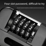 4-Digit Combination Disc Brake Lock, Portable Anti-Theft Security Lock for Motorcycle, Bicycle and Scooter - Black In Australia - Darrahopens