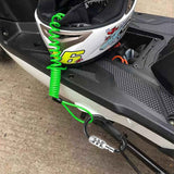 Bike Lock Cable 3 Digit Resettable Combination Cable Lock, Portable Bicycle Code Lock For Outdoor, Small Security Bicycle Lock , For Bike,black In Australia - Darrahopens
