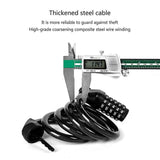 5-Digit Resettable Combination Bike Cable Lock, Self-Coiling Waterproof Anti-Theft Security Lock for Bicycle, Motorcycle, Scooter and Skateboard - Yellow In Australia - Darrahopens