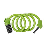 5-Digit Resettable Combination Bike Cable Lock, Self-Coiling Waterproof Anti-Theft Security Lock for Bicycle, Motorcycle, Scooter and Skateboard - Green In Australia - Darrahopens