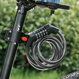 5-Digit Resettable Combination Bike Cable Lock, Self-Coiling Waterproof Anti-Theft Security Lock for Bicycle, Motorcycle, Scooter and Skateboard - Blue In Australia - Darrahopens