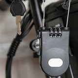 Combination Helmet Cable Lock, Portable Security Cable Lock for Motorcycle Helmet, Bicycle Helmet, Backpack and Luggage - Royal Blue In Australia - Darrahopens