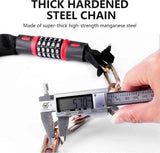 Bike Chain Lock, 5 Digit Combination High Security Bicycle Lock Resettable Heavy Duty Cycling Chain Locks for Bicycle - 1.5m In Australia - Darrahopens