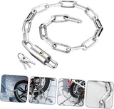 Heavy Duty Bike Chain Lock, Anti-Theft Security Lock for Bicycle, Motorcycle, Gate, Fence and Outdoor Use - 0.8m In Australia - Darrahopens