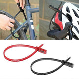 Bicycles Combination Lock, Lock for Road Bicycles Lock Zips Tie Lock Cable Lock - Black In Australia - Darrahopens