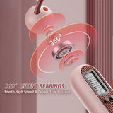 Jump Rope with Counter, Cordless Weighted Skipping Jump Rope for Fitness Exercise, Ropeless Jump Rope with Large Cordless Ball for Women Training - Pink