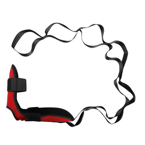Yoga Stretch Strap, Foot & Leg Stretching Strap, Flexibility Strap for Ankle Ligament, Fascia, Muscle & Physical Therapy - Red In Australia - Darrahopens