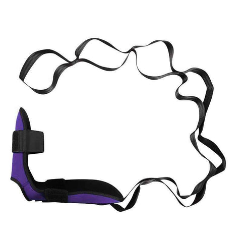 Yoga Stretch Strap, Foot & Leg Stretching Strap, Flexibility Strap for Ankle Ligament, Fascia, Muscle & Physical Therapy - Purple In Australia - Darrahopens