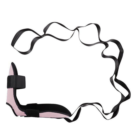 Yoga Stretch Strap, Foot & Leg Stretching Strap, Flexibility Strap for Ankle Ligament, Fascia, Muscle & Physical Therapy - Light pink
