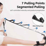 Izzila Stretching Strap with Loops, Yoga Stretch Strap, Fitness Stretch Band black In Australia - Darrahopens