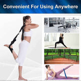 Izzila Stretching Strap with Loops, Yoga Stretch Strap, Fitness Stretch Band black In Australia - Darrahopens