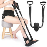 Foot and Calf Stretcher Stretching Strap Leg Stretch Strap Flexibility Stretch Bands for Exercise Black In Australia - Darrahopens