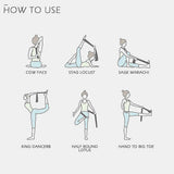 Yoga Strap With Loops - Stretching Strap, Eco-friendly, Physical Therapy Strap, Yoga Stretch Strap & Mat Carrier