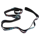 Yoga Stretch Strap with Handles for Stretching, Non-Elastic Exercise Strap for Physical Therapy, Pilates, Yoga & Flexibility Training - Mixed Color