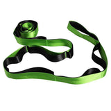 Yoga Stretch Strap with Handles for Stretching, Non-Elastic Exercise Strap for Physical Therapy, Pilates, Yoga & Flexibility Training - Green In Australia - Darrahopens