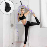 Yoga Stretch Strap with Handles for Stretching, Non-Elastic Exercise Strap for Physical Therapy, Pilates, Yoga & Flexibility Training - Black In Australia - Darrahopens