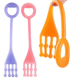Toe Stretch Band Toe Stretching Strap Toe Training Band with Looped Dance Foot Leg Stretcher for Indoor Outdoor - Purple