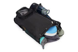 Mesh Beach Backpack with Wet Pocket Drawstring Waterproof Swimming Gym Bag for Men Women - Black