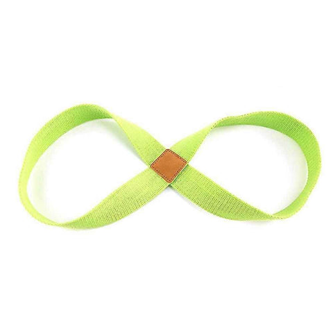 Infinity Yoga Stretch Strap, Double Loop Stretching Strap for Yoga, Pilates, Physical Therapy & Flexibility Training - Green In Australia - Darrahopens