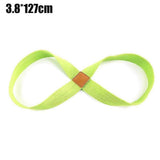 Infinity Yoga Stretch Strap, Double Loop Stretching Strap for Yoga, Pilates, Physical Therapy & Flexibility Training - Green In Australia - Darrahopens