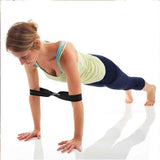 Infinity Yoga Stretch Strap, Double Loop Stretching Strap for Yoga, Pilates, Physical Therapy & Flexibility Training - Green In Australia - Darrahopens