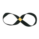 Infinity Yoga Stretch Strap, Double Loop Stretching Strap for Yoga, Pilates, Physical Therapy & Flexibility Training - Black In Australia - Darrahopens