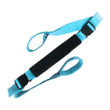 Yoga Strap Yoga Stretching Strap Premium Fitness Portable Exercise Dance - Blue In Australia - Darrahopens