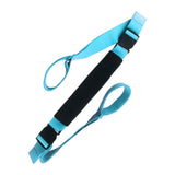 Yoga Strap Yoga Stretching Strap Premium Fitness Portable Exercise Dance - Blue In Australia - Darrahopens