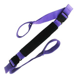 Yoga Strap Yoga Stretching Strap Premium Fitness Portable Exercise Dance - Purple In Australia - Darrahopens