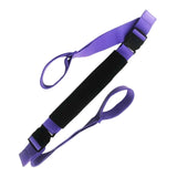 Yoga Strap Yoga Stretching Strap Premium Fitness Portable Exercise Dance - Purple In Australia - Darrahopens