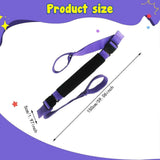 Yoga Strap Yoga Stretching Strap Premium Fitness Portable Exercise Dance - Purple In Australia - Darrahopens