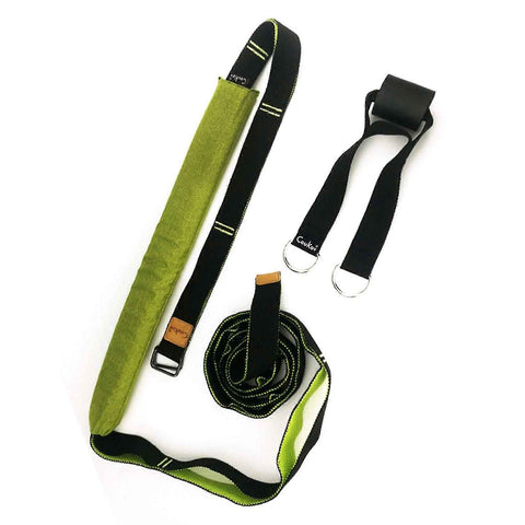 Yoga Strap for Stretching Multifunction Back Bend Assist Trainer Door Waist Back Leg Stretch Strap for Dancing Gym Green In Australia - Darrahopens