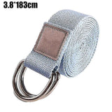 Yoga Strap With And Extra Safe Adjustable D-ring Buckle Yoga Stretching Strap For Flexibility - Blue In Australia - Darrahopens