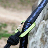 2pcs Hammock Tree Straps Set Effortless Operation Lightweight Stretching Straps Suitable for Hiking Camping - Blue In Australia - Darrahopens