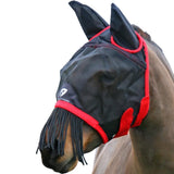 Horse Fly Mask with Ears -Rose Red