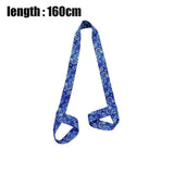 2-in-1 Yoga Mat Carry Strap & Stretch Strap with Adjustable Buckles for Yoga, Pilates & Fitness - Mixed color