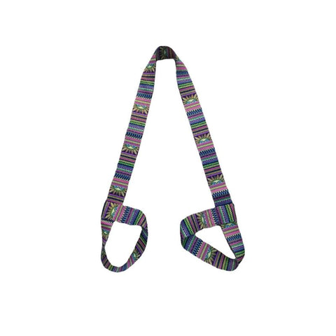 2-in-1 Yoga Mat Carry Strap & Stretch Strap with Adjustable Buckles for Yoga, Pilates & Fitness - Multicolor In Australia - Darrahopens
