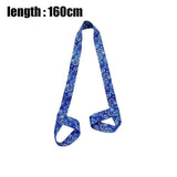 2-in-1 Yoga Mat Carry Strap & Stretch Strap with Adjustable Buckles for Yoga, Pilates & Fitness - Light Blue