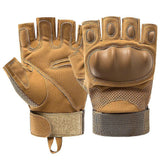 Motorcycle Gloves Fitness Gloves Half-finger Gloves Padded Gloves Gym Gloves - Black L In Australia - Darrahopens