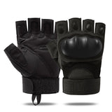 Motorcycle Gloves Fitness Gloves Half-finger Gloves Padded Gloves Gym Gloves - Black XL In Australia - Darrahopens