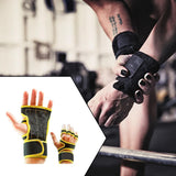 1 Pair Durable Weight Lifting Gloves For Intense Gym Sessions Gym Gloves Fitness Comfortable - Yellow XL