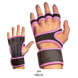 1 Pair Durable Weight Lifting Gloves For Intense Gym Sessions Gym Gloves Fitness Comfortable - Red M
