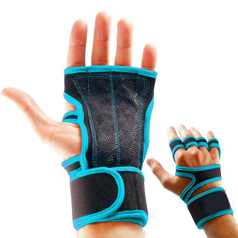 1 Pair Durable Weight Lifting Gloves For Intense Gym Sessions Gym Gloves Fitness Comfortable - Blue M In Australia - Darrahopens