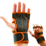 1 Pair Durable Weight Lifting Gloves For Intense Gym Sessions Gym Gloves Fitness Comfortable - Orange L In Australia - Darrahopens
