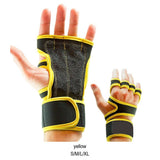 1 Pair Durable Weight Lifting Gloves For Intense Gym Sessions Gym Gloves Fitness Comfortable - Orange XL