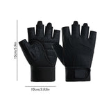 Half-Finger Breathable Workout Gloves – Non-Slip Gym Gloves for Fitness, Cycling, Climbing & Training - Yellow L In Australia - Darrahopens