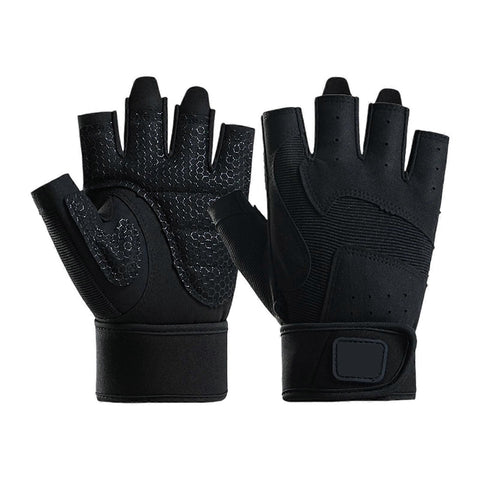 Half-Finger Breathable Workout Gloves – Non-Slip Gym Gloves for Fitness, Cycling, Climbing & Training - Black XL In Australia - Darrahopens