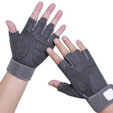 Half-Finger Breathable Workout Gloves – Non-Slip Gym Gloves for Fitness, Cycling, Climbing & Training - Grey XL In Australia - Darrahopens