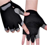 Gym Gloves Half Finger Breathable Anti-Slip Fitness Workout Training Gloves with Palm Padding for Weightlifting Cycling - Green M In Australia - Darrahopens